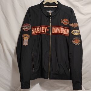 SALE! Harley-Davidson Black Bomber Jacket with Signature Branding XL (X5 CRATE)
